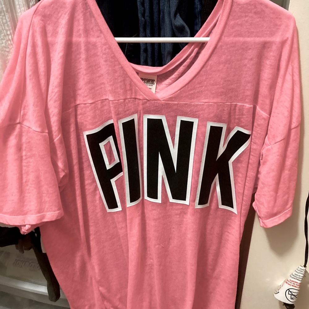 Pink shirt or bathing suit too